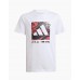 ADIDAS J CAMO LOGO TEE JD4642 ΠΑΙΔΙΚΗ ΒΑΜΒΑΚΕΡΗ ΜΠΛΟΥΖΑ T.Shirt UNISEX ΛΕΥΚΗ